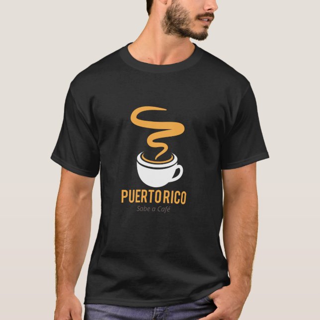 Puerto Rico Sabe ein Café T-Shirt (Vorderseite)