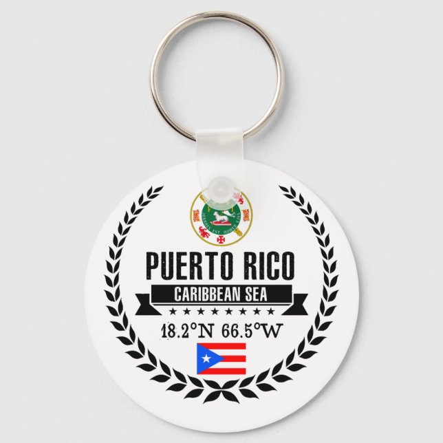 Puerto Rico Schlüsselanhänger (Vorderseite)