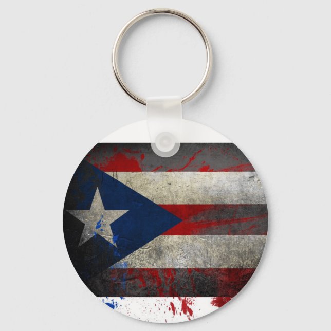 Puerto-Rico-Schlüsselanhänger Schlüsselanhänger (Vorderseite)