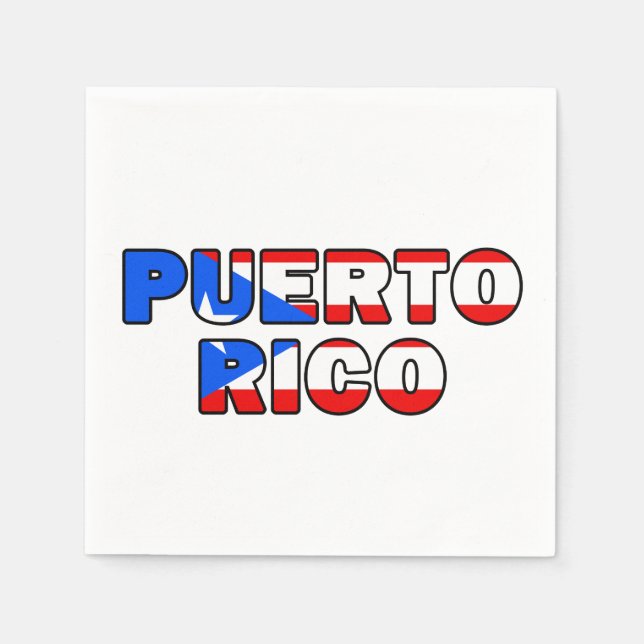 Puerto Rico Serviette (Vorderseite)