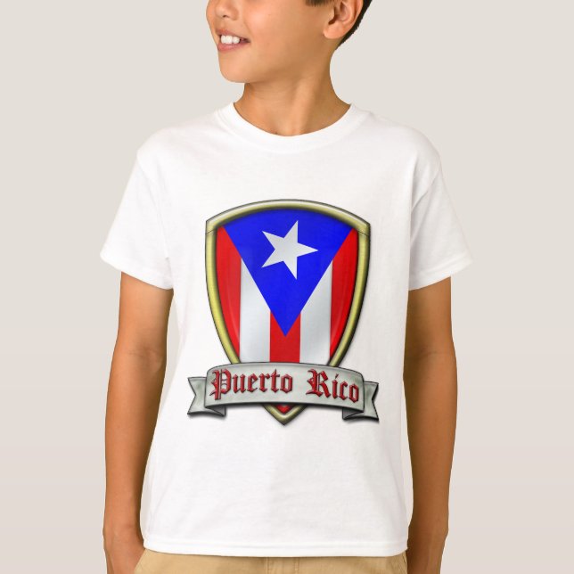 Puerto Rico - Shield2 T-Shirt (Vorderseite)