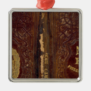 Puerto Rico Silbernes Ornament