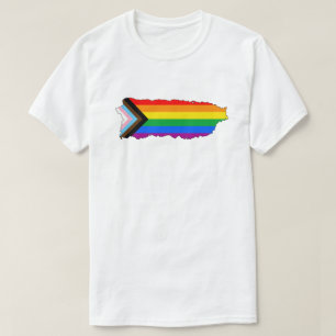 Puerto Rico Staatsstolz LGBTQ Fortschritt Stolz T-Shirt