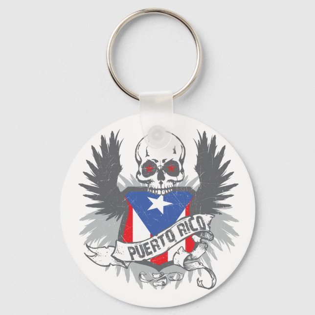 Puerto Rico Star Schlüsselanhänger (Vorderseite)