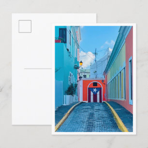 Puerto Rico Street Postkarte