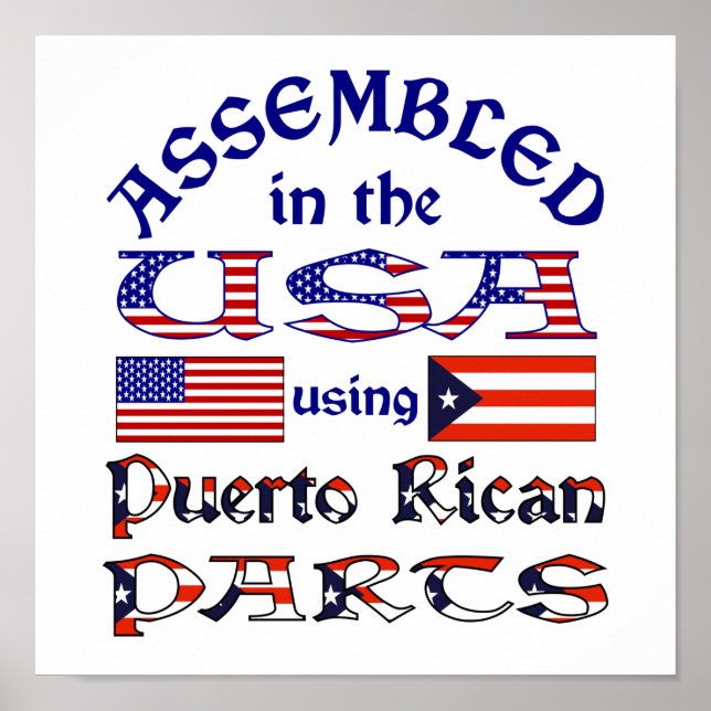 Puerto-Rico-Teile Poster (Vorne)