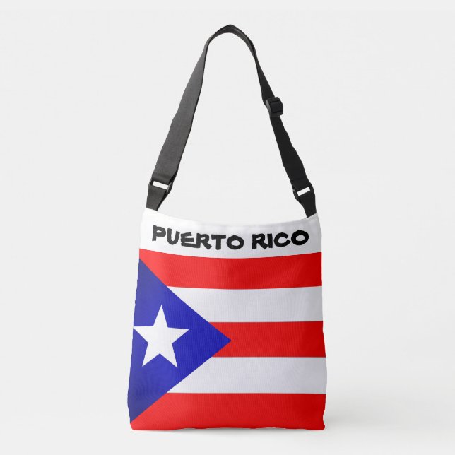 Puerto Rico Tote Bag Tragetaschen Mit Langen Trägern (Vorderseite)