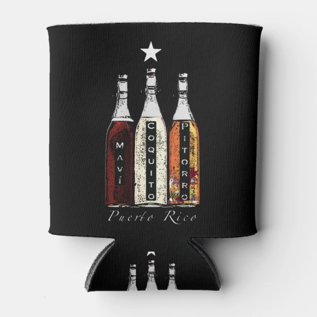 Puerto Rico Traditionelle Getränke Dosenkühler (Vorderseite)
