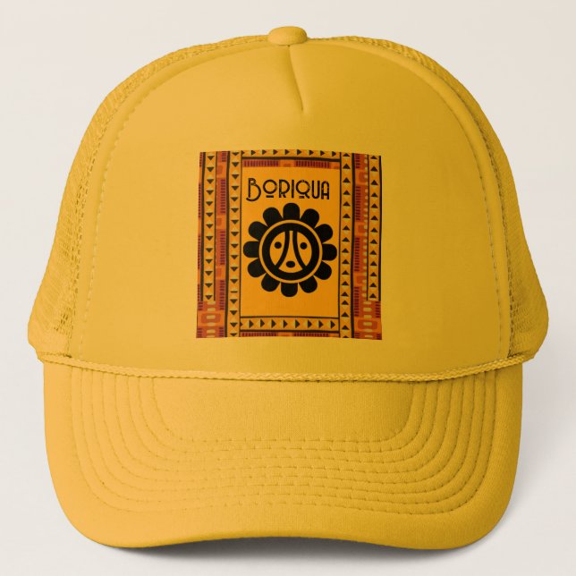 Puerto Rico Trucker Hat Truckerkappe (Vorderseite)