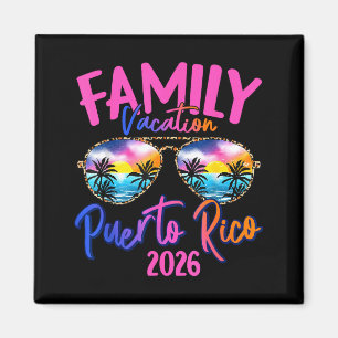 Puerto Rico Urlaub 2026 Souvenir passende Familie Magnet