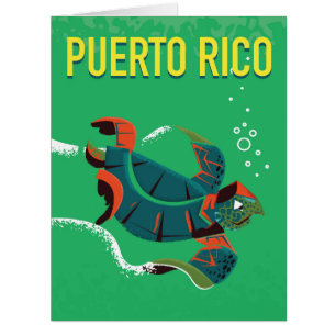 puerto rico vintage reiseplakat