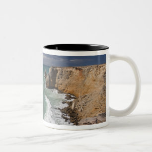 Puerto Rico, Westküste, Cabo Rojo, Küste 2 Zweifarbige Tasse