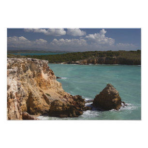 Puerto Rico, Westküste, Cabo Rojo, Küste 3 Fotodruck