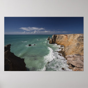 Puerto Rico, Westküste, Cabo Rojo, Küstenlinie 2 Poster