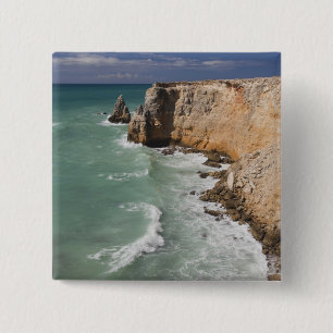 Puerto Rico, Westküste, Cabo Rojo, Küstenlinie Button