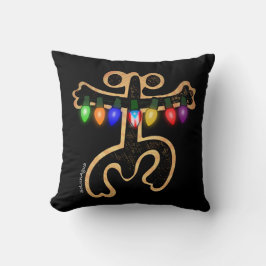 Puerto Rico Xmas Coqui Taino Symbol Boricua Flag Kissen