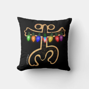 Puerto Rico Xmas Coqui Taino Symbol Boricua Flag Kissen