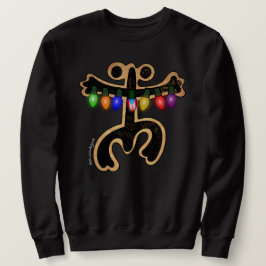 Puerto Rico Xmas Coqui Taino Symbol Boricua Flag Sweatshirt