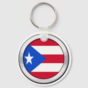 Puerto- RicoAbzeichen Schlüsselanhänger