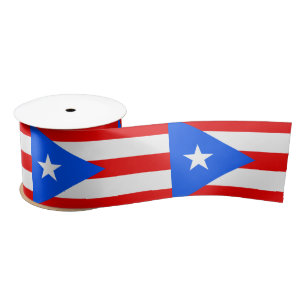 Puerto-Ricofahne Satinband