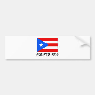 Puerto- Ricoflagge Autoaufkleber