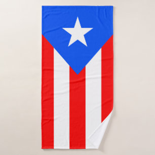 Puerto- Ricoflagge Badhandtuch Set