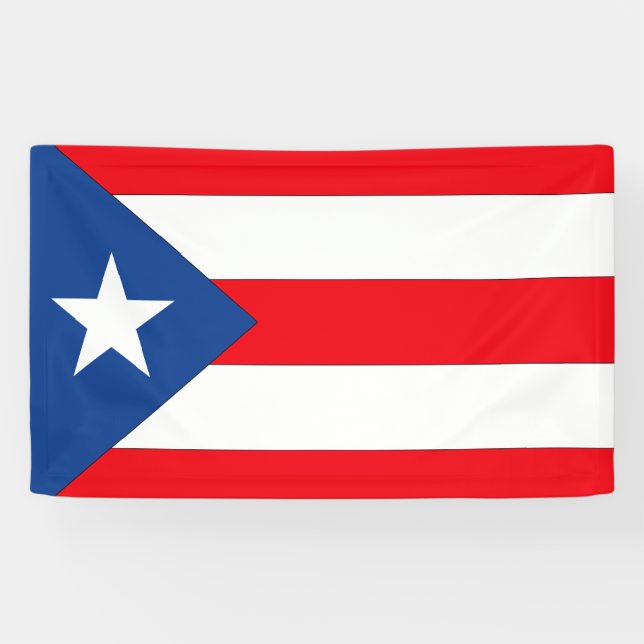 Puerto- Ricoflagge Banner (Horizontal)