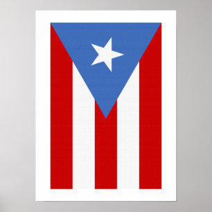 Puerto- Ricoflagge Poster