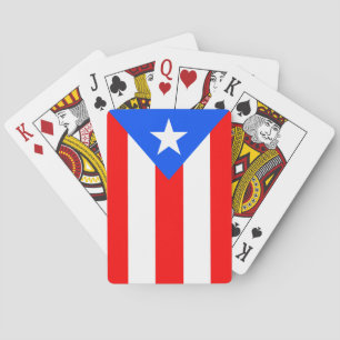 Puerto- Ricoflagge Spielkarten
