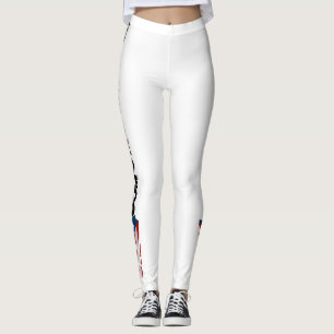 Puerto- Ricoflaggen-Leggings für Workoutsport u. Leggings