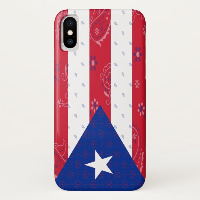 Puerto- Ricoflaggen-Telefon-Kasten Case-Mate iPhone Hülle (Rückseite)