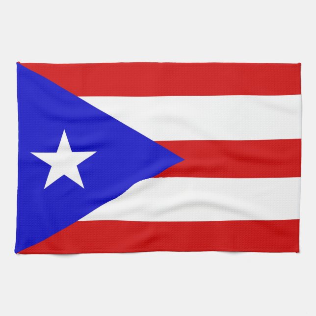 Puerto- RicoLandesflaggetuch Handtuch (Horizontal)