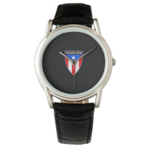Puerto-Ricoschild Armbanduhr
