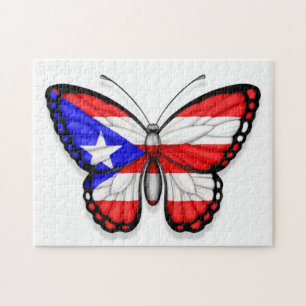 Puerto- Ricoschmetterlings-Flagge
