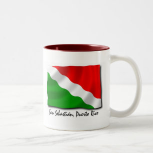 Puerto- RicoTasse: San Sebastián Zweifarbige Tasse