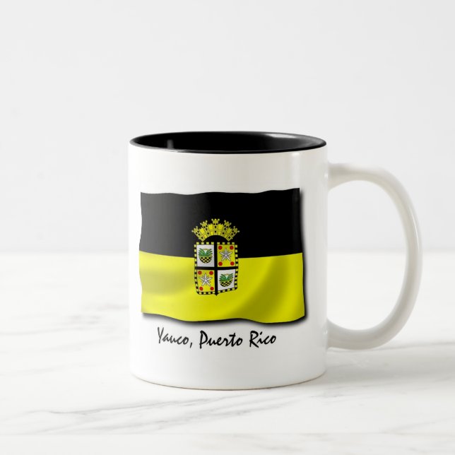 Puerto- RicoTasse: Yauco Zweifarbige Tasse (Rechts)