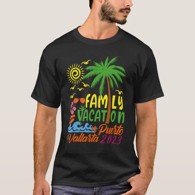 Puerto Vallarta Matching Vacation 2023 Mexiko Souv T-Shirt (Vorderseite)