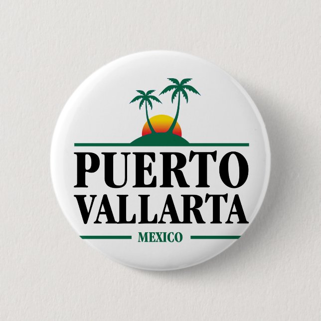 Puerto Vallarta Mexiko Button (Vorderseite)