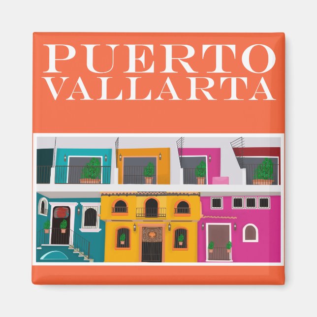 Puerto Vallarta Mexiko Magnet (Vorne)