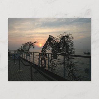 Puerto Vallarta, Mexiko Sunset Postcard Postkarte