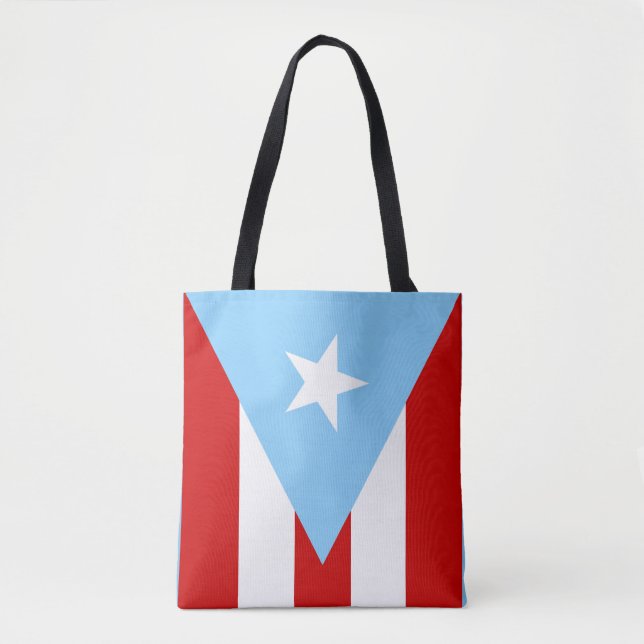 Puertoricanische Flaggen Tasche (Vorderseite)