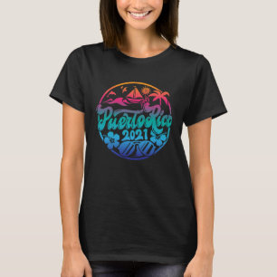 PuertoRico Beach Sommersonne2021 Sonnenanbeter T-Shirt
