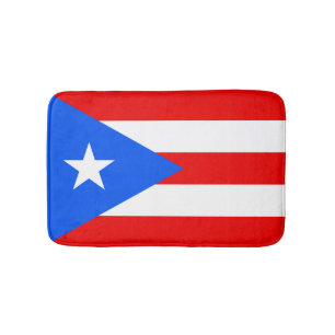 Puertorikanische Flagge Badematte
