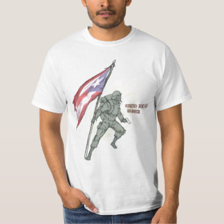 Puertorikanischer Soldat-T - Shirt