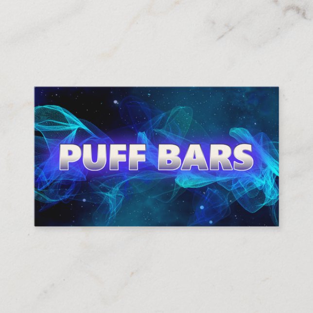 Puff Bar Vape Business Card Visitenkarte (Vorderseite)