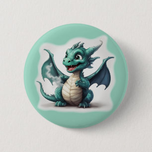 Puff den kleinen Magischen Drachen Button