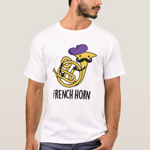 Puff des französischen Horn Funny Music Instrument T-Shirt