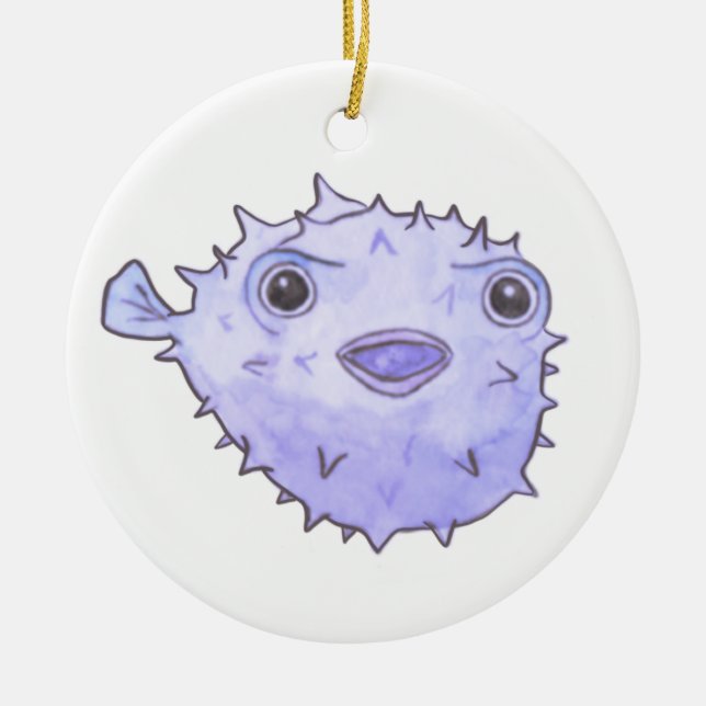 Puffer Fish Ornament (Vorne)