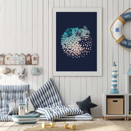 Puffer Fish Print | Thunfischwall Poster