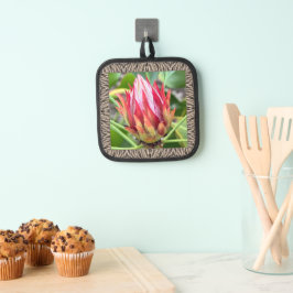 Pufferhalter mit Atemberaubender Protea Topflappen